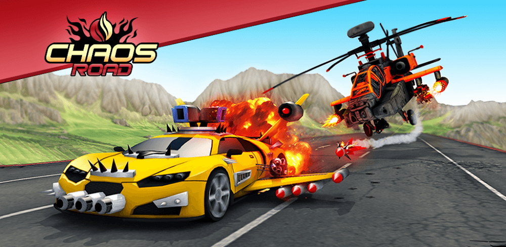 Chaos Road: Combat Car Racing banner